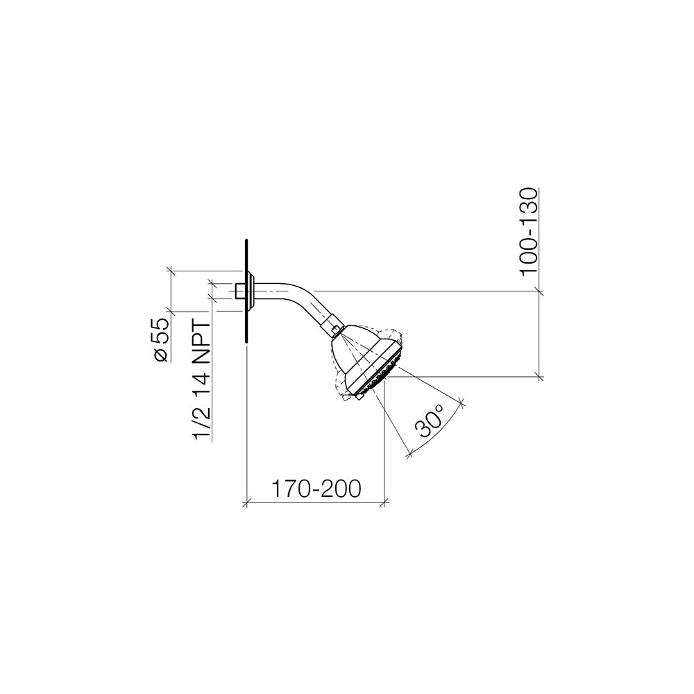 Dornbracht Kopfbrause Madison FlowReduce 7,6l/min, Platin... DORNBRACHT-28508360-080010 4029011696763 (Abb. 4)