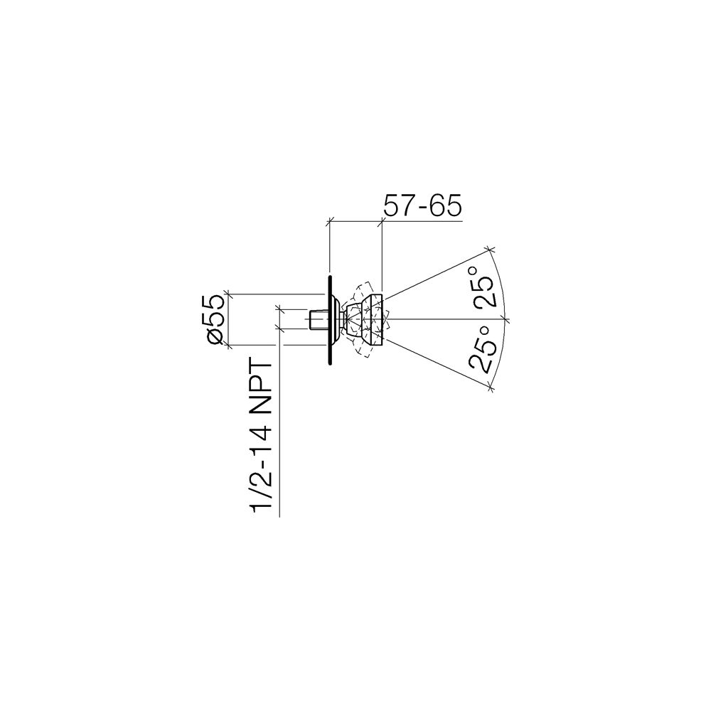 Dornbracht Madison Seitenbrause ohne Mengenregulierung 28518360 platin matt... DORNBRACHT-28518360-06 4029011482618 (Abb. 4)