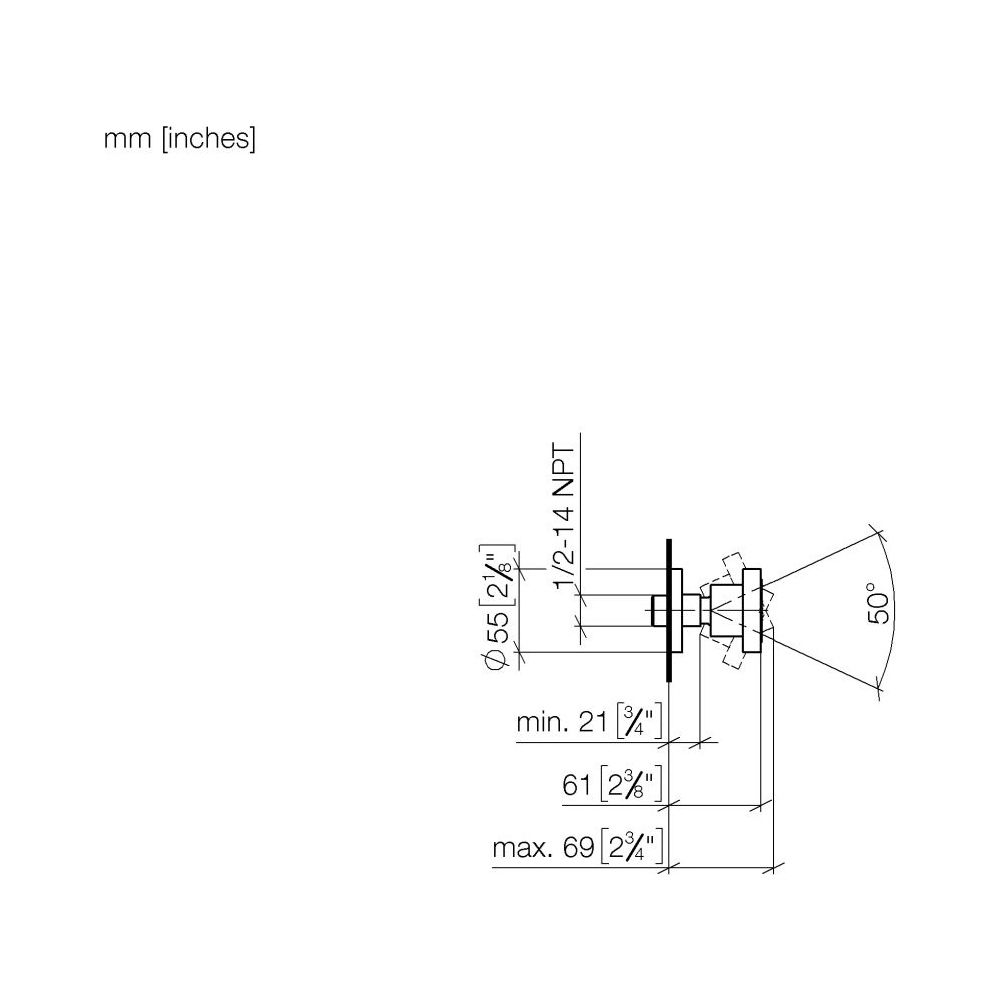 Dornbracht Seitenbrause ohne Mengenregulierung FlowReduce schwenkbar Horizontal... DORNBRACHT-28518979-26 4099477252988 (Abb. 4)