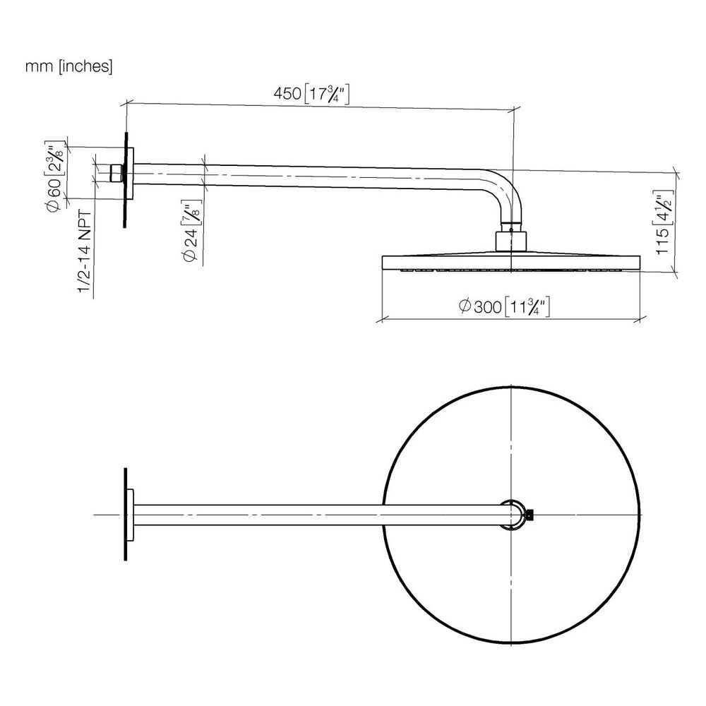 Dornbracht Regenbrause mit Wandanbindung Serienspezifisch 28679970 schwarz matt... DORNBRACHT-28679970-33 4029011739446 (Abb. 4)