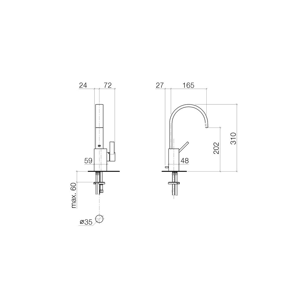 Dornbracht MEM Waschtisch-Einhandmischer mit Ablaufgarnitur 33500782 platin mat... DORNBRACHT-33500782-06 4029011673375 (Abb. 4)