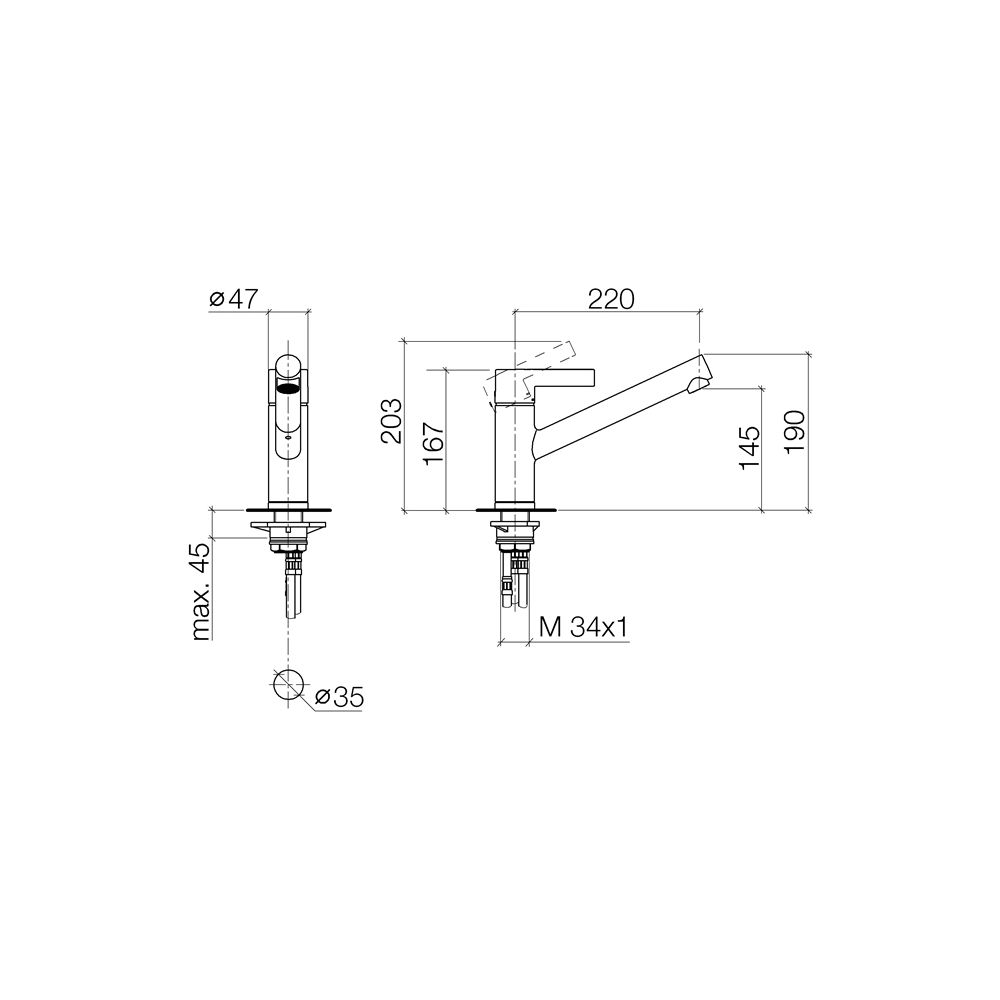 Dornbracht eno Einhebelmischer 33800760 platin... DORNBRACHT-33800760-08 4029011894060 (Abb. 4)