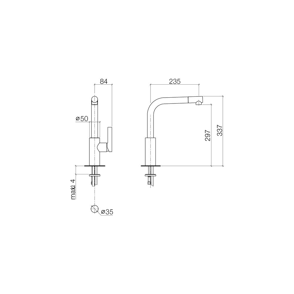 Dornbracht Elio Einhebelmischer 33800790 Messing gebürstet... DORNBRACHT-33800790-28 4029011899690 (Abb. 4)
