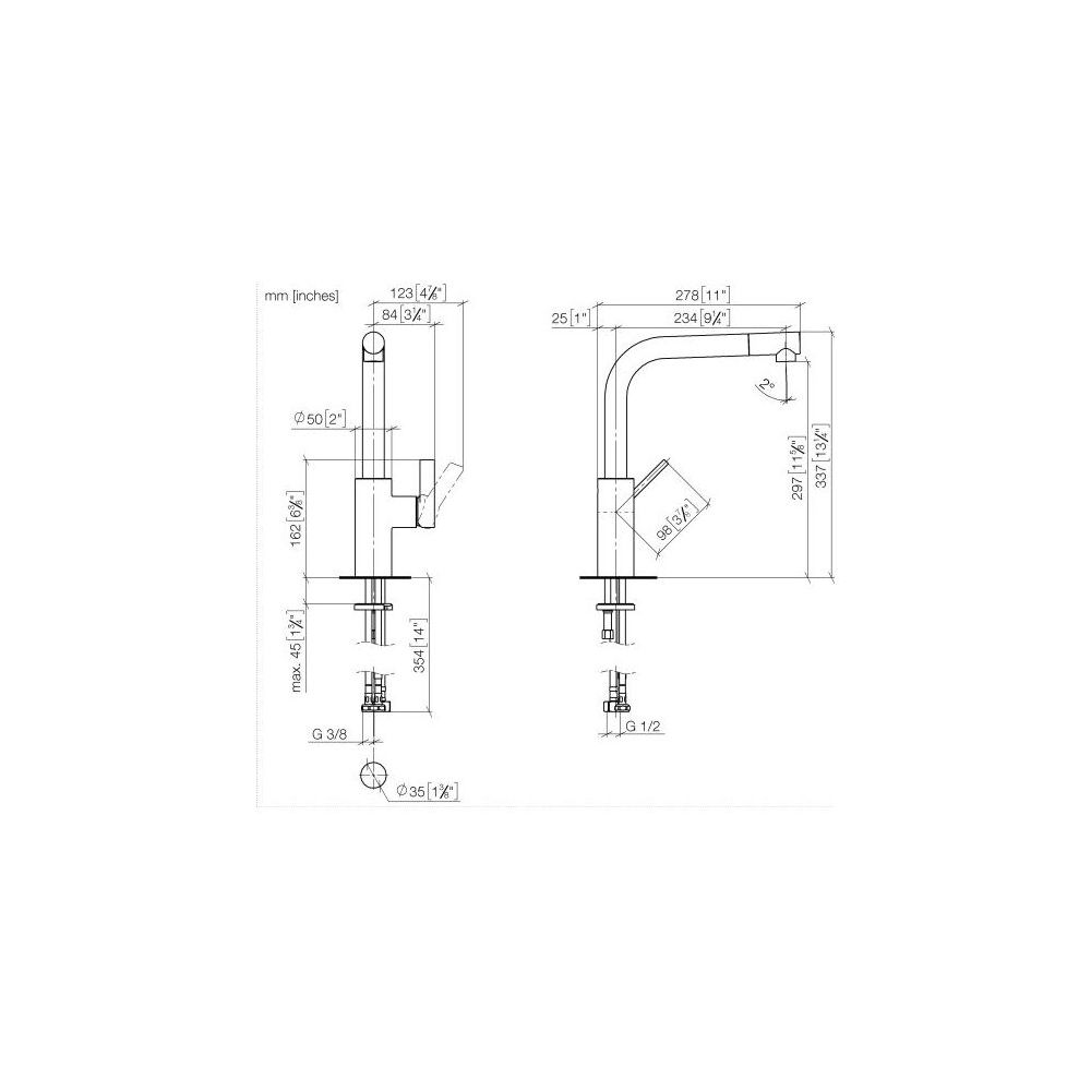 Dornbracht Elio Einhandmischer für Spül-/Profibrause 33826790 chrom... DORNBRACHT-33826790-00 4029011459542 (Abb. 4)