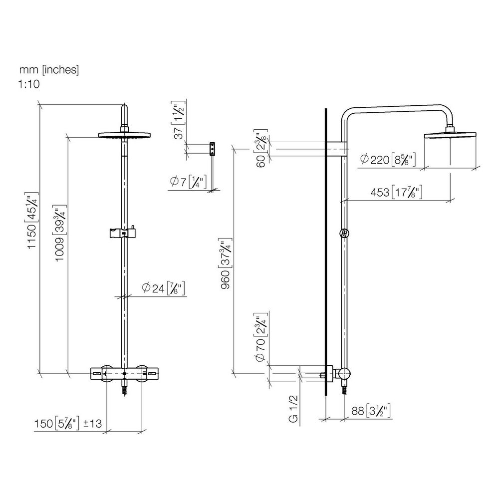 Dornbracht Shower Pipe Serienspezifisch 34459979 platin... DORNBRACHT-34459979-08 4029011912702 (Abb. 4)