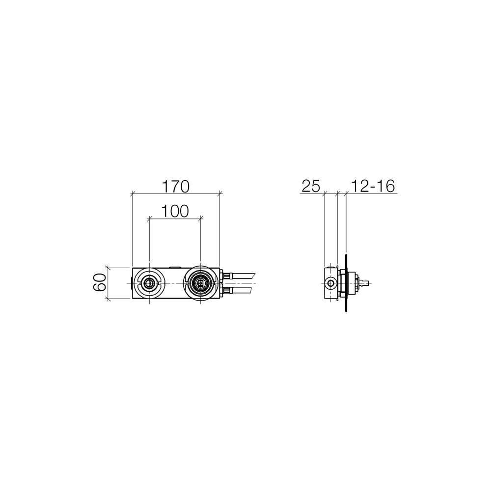 Dornbracht Unterputz-Wand-Einhandmischer Mischer rechts Serienneutral 35816970... DORNBRACHT-3581697090 4029011434068 (Abb. 4)