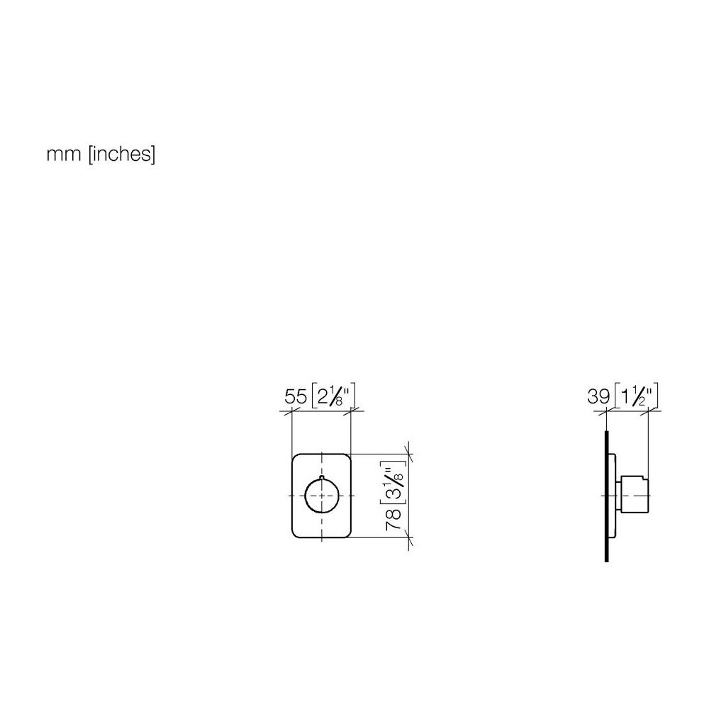 Dornbracht Unterputzventil Lulu rechtsschließend G 1/2", Platin gebürstet, 3660... DORNBRACHT-36607710-06 4029011854002 (Abb. 4)