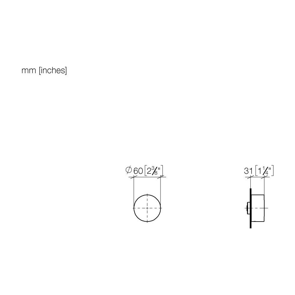 Dornbracht Unterputzventil CL.1 rechtsschließend ohne Rosette Griff 60mm G 1/2"... DORNBRACHT-36607740-46 4099477138787 (Abb. 4)