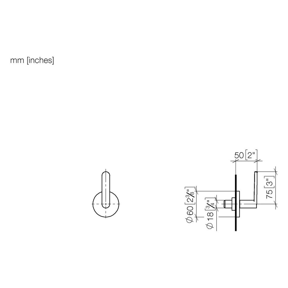 Dornbracht Unterputzventil Meta, rechtsschließend, 3/4", Rosette 60mm, Schwarz ... DORNBRACHT-36608661-33 4029011972614 (Abb. 4)