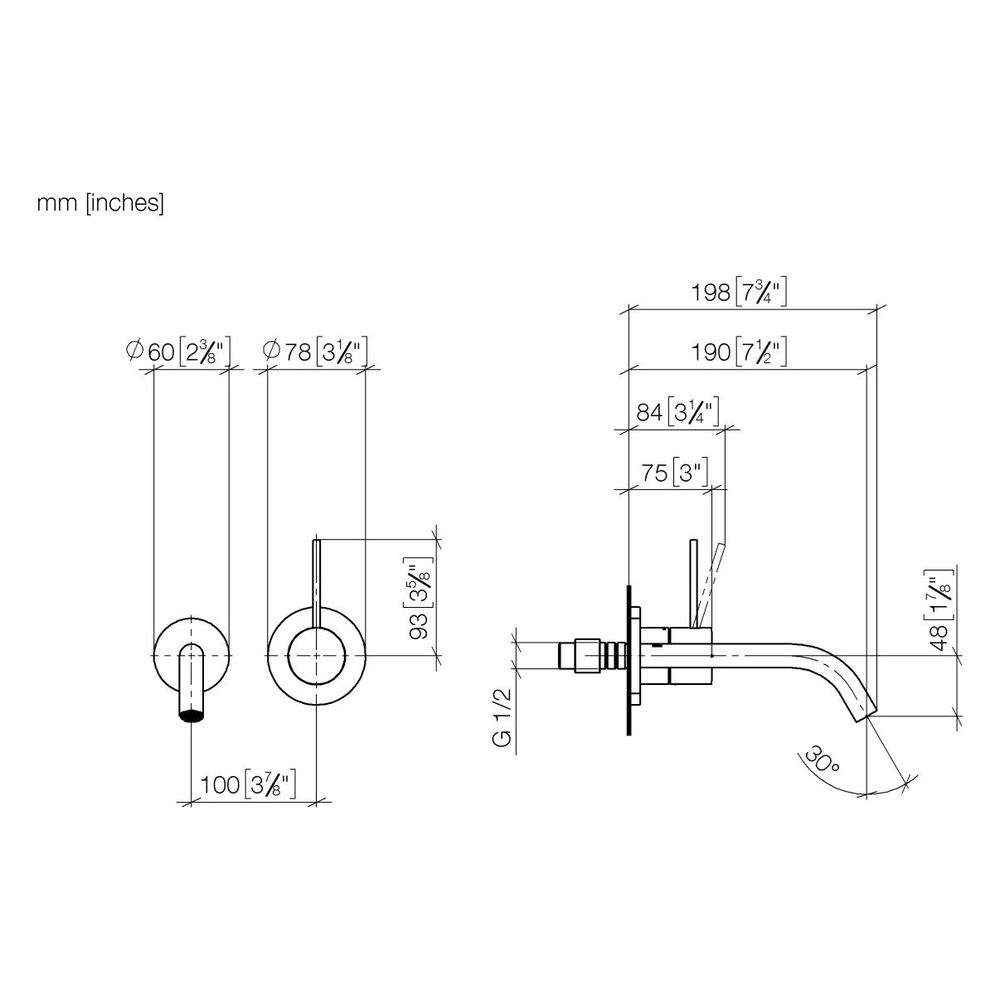 Dornbracht Meta Waschtisch-Wand-Einhandmischer ohne Ablaufgarnitur 36860662 pla... DORNBRACHT-36860662-06 4029011852725 (Abb. 4)