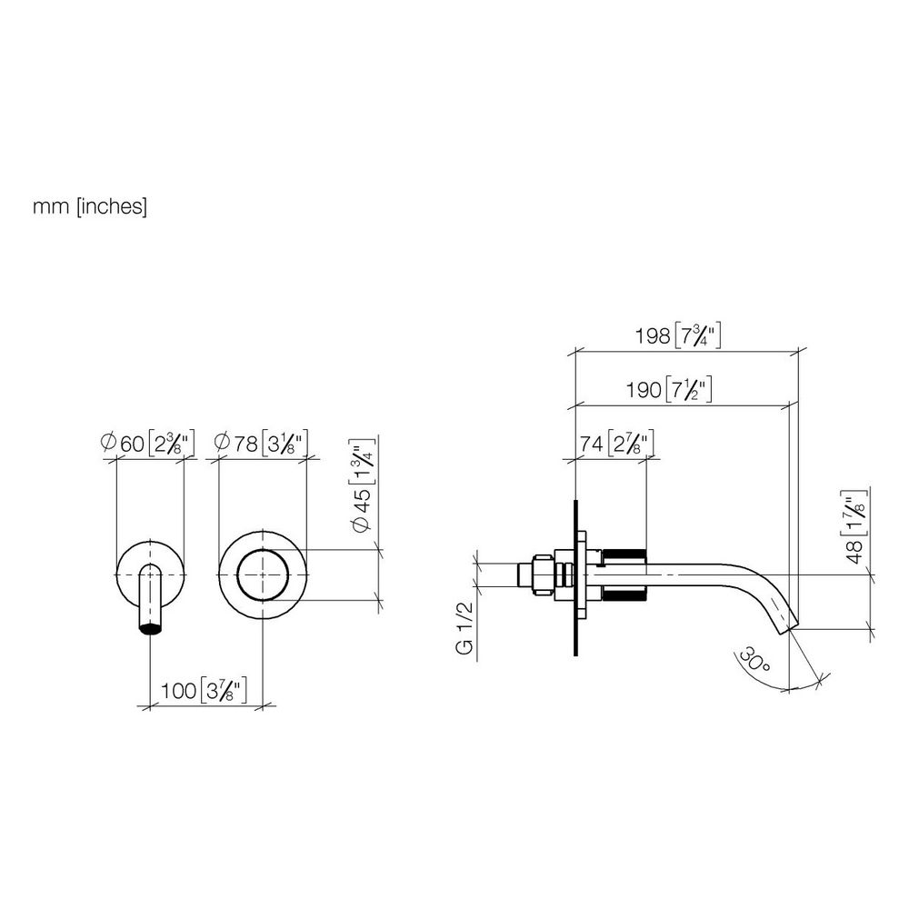 Dornbracht Meta Waschtisch-Wand-Einhandmischer ohne Ablaufgarnitur 36860664 sch... DORNBRACHT-36860664-33 4029011845260 (Abb. 4)
