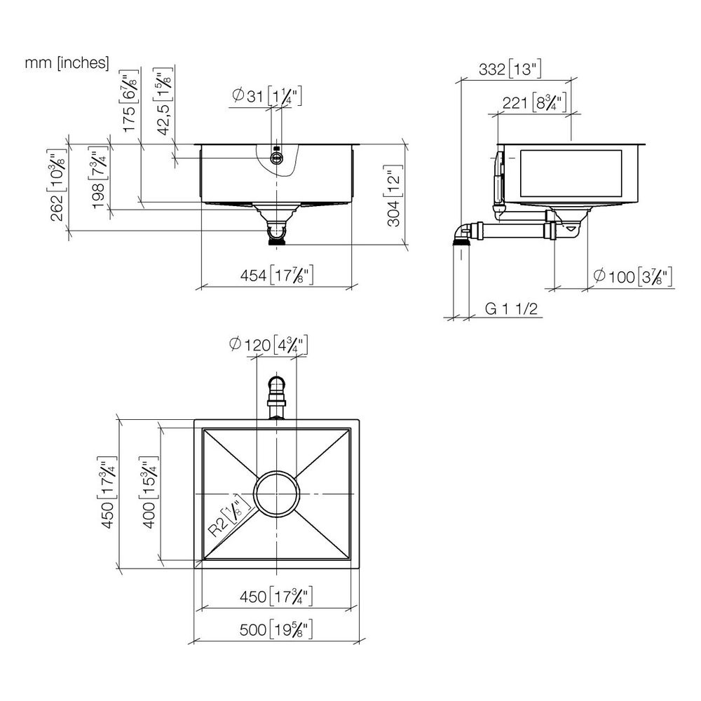 Dornbracht Einzelbecken Serienneutral 38450002 schwarz matt... DORNBRACHT-38450002-71 4029011753022 (Abb. 4)