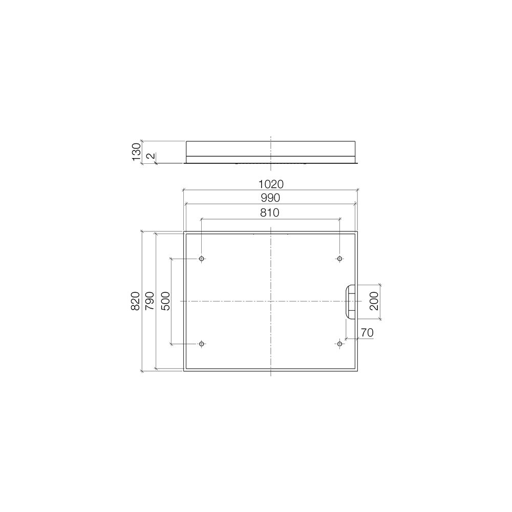 Dornbracht Regenpaneel für Deckeneinbau Serienneutral 41100979 Edelstahl polier... DORNBRACHT-41100979-85 4029011428333 (Abb. 4)