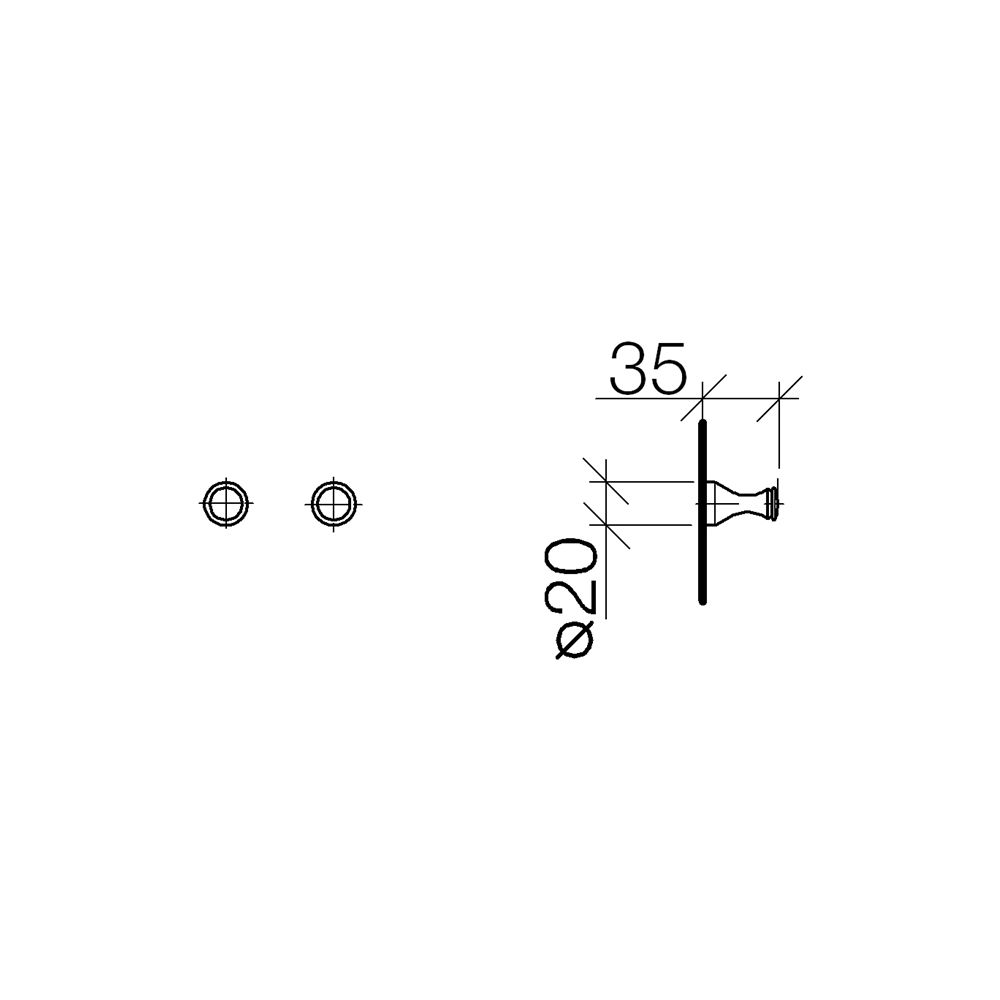 Dornbracht Haken Madison, Messing 23kt Gold... DORNBRACHT-83250970-09 4029011304620 (Abb. 4)