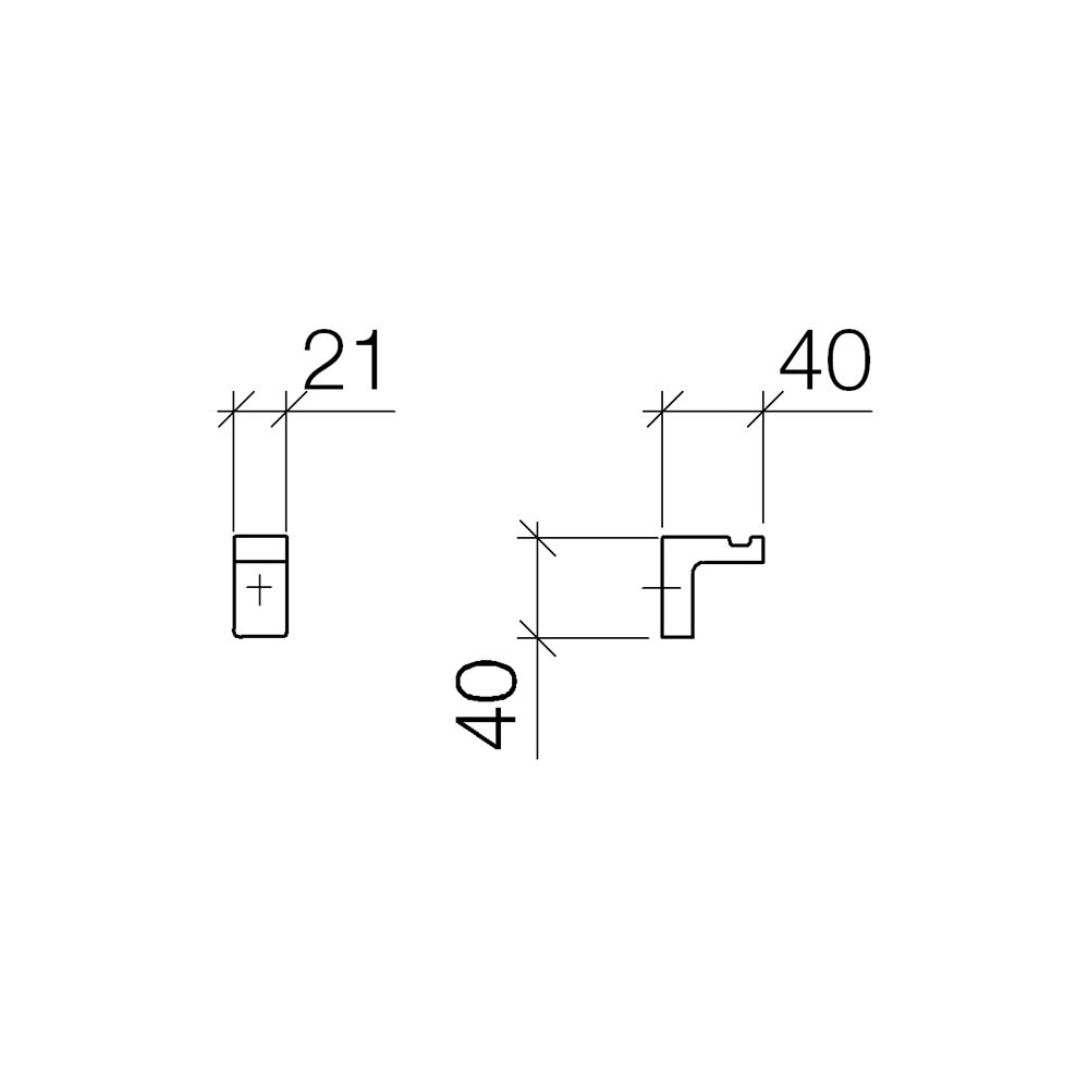 Dornbracht LULU Haken 83251710 platin matt... DORNBRACHT-83251710-06 4029011439087 (Abb. 4)