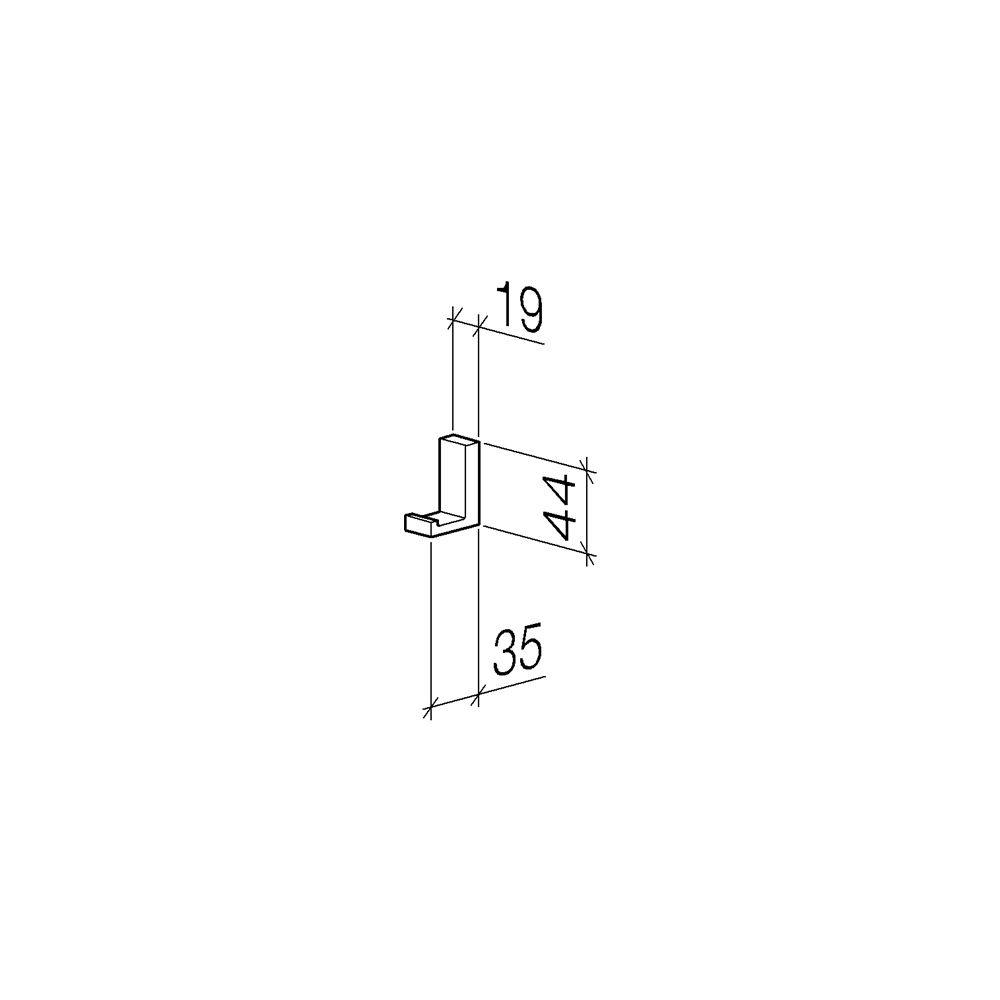 Dornbracht Haken für Lot, Ausladung 35mm, Bronze gebürstet... DORNBRACHT-83251780-42 4099477380940 (Abb. 4)
