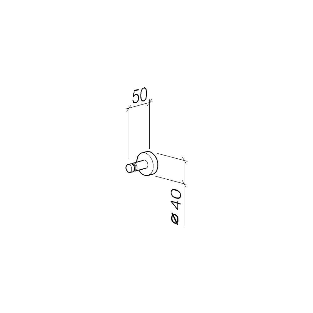 Dornbracht Haken, Ausladung 50mm, Light Gold... DORNBRACHT-83251979-26 4099477190907 (Abb. 4)