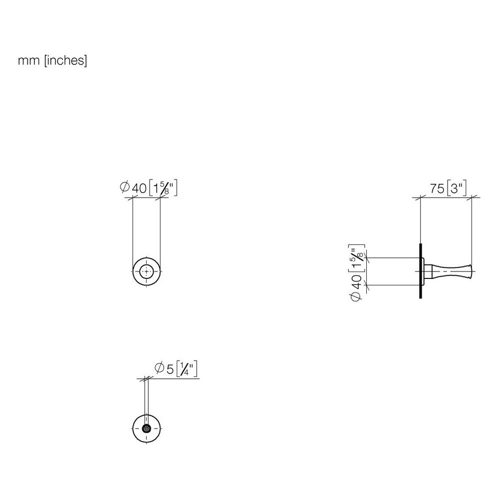 Dornbracht Haken Madison 75mm, Bronze gebürstet... DORNBRACHT-83252970-42 4099477290614 (Abb. 2)