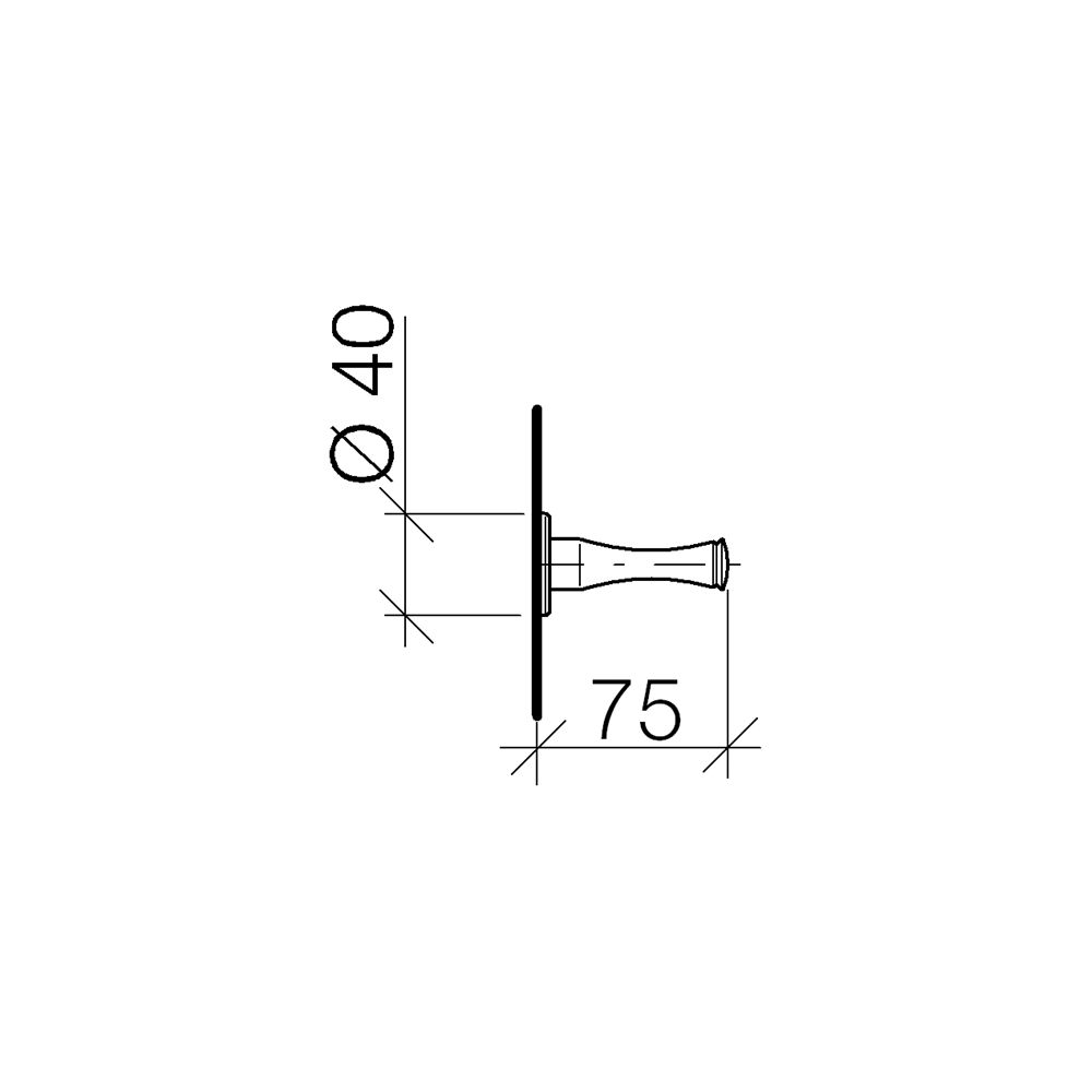 Dornbracht Haken Madison 75mm, Chrom... DORNBRACHT-83252970-00 4029011305726 (Abb. 4)
