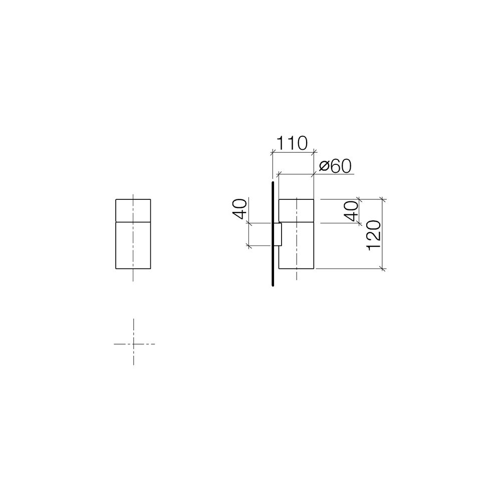 Dornbracht Glashalter Wandmodell Serienneutral 83400979 schwarz matt... DORNBRACHT-83400979-33 4029011822605 (Abb. 4)