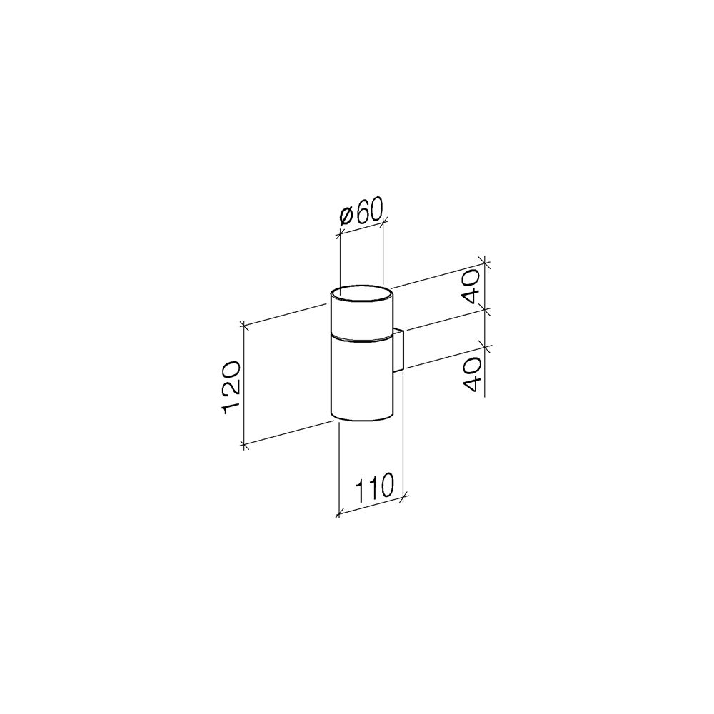 Dornbracht Glashalter Wandmodell, Kristallglas matt, Ausladung 110mm, Bronze ge... DORNBRACHT-83401979-42 4099477110677 (Abb. 4)