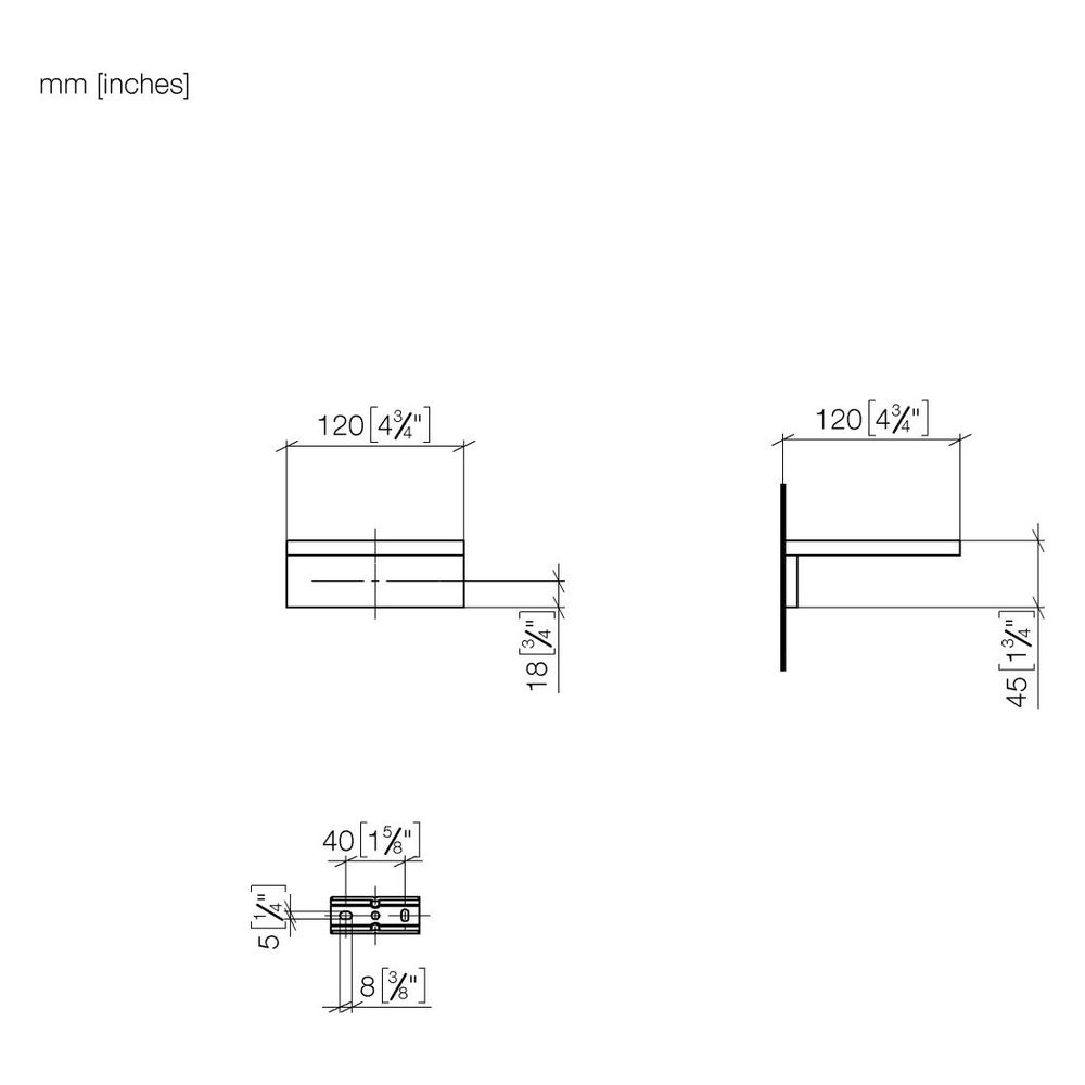 Dornbracht Seifenhalter Wandmodell MEM 120x45x120mm, Dark Brass gebürstet... DORNBRACHT-83410780-39 4099477401669 (Abb. 4)