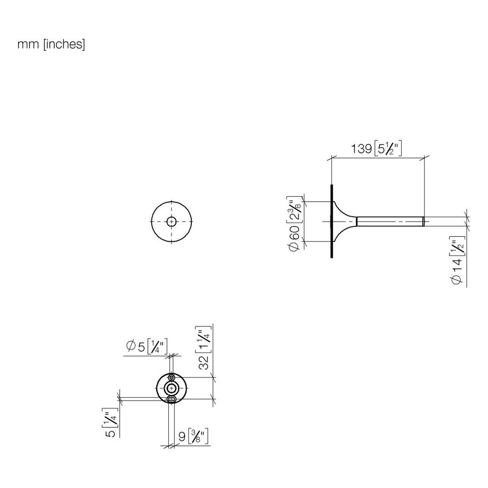 Dornbracht Reserve-Papierrollenhalter Vaia, Ausladung 139mm, Dark Bronze gebürs... DORNBRACHT-83590809-43 4099477468167 (Abb. 4)