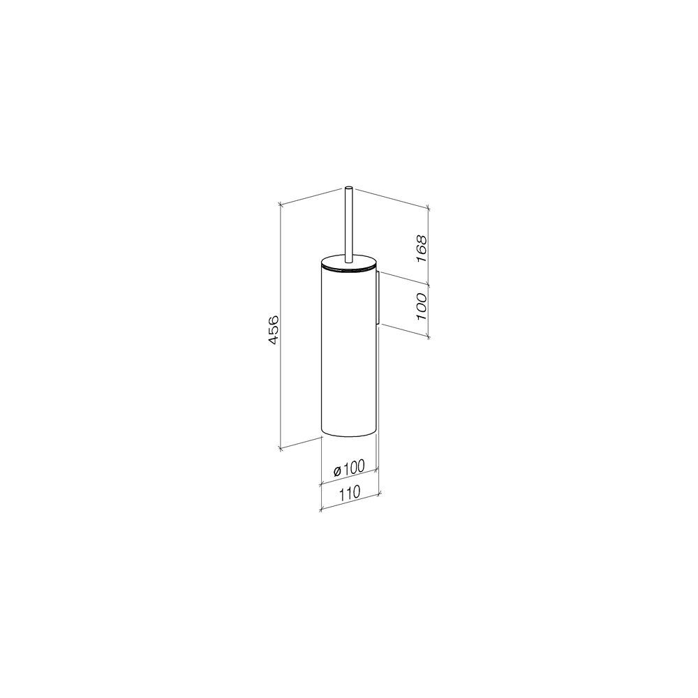 Dornbracht Toiletten-Bürstengarnitur Wandmodell Meta 100x456x110mm, Light Gold... DORNBRACHT-83910979-26 4099477191188 (Abb. 4)