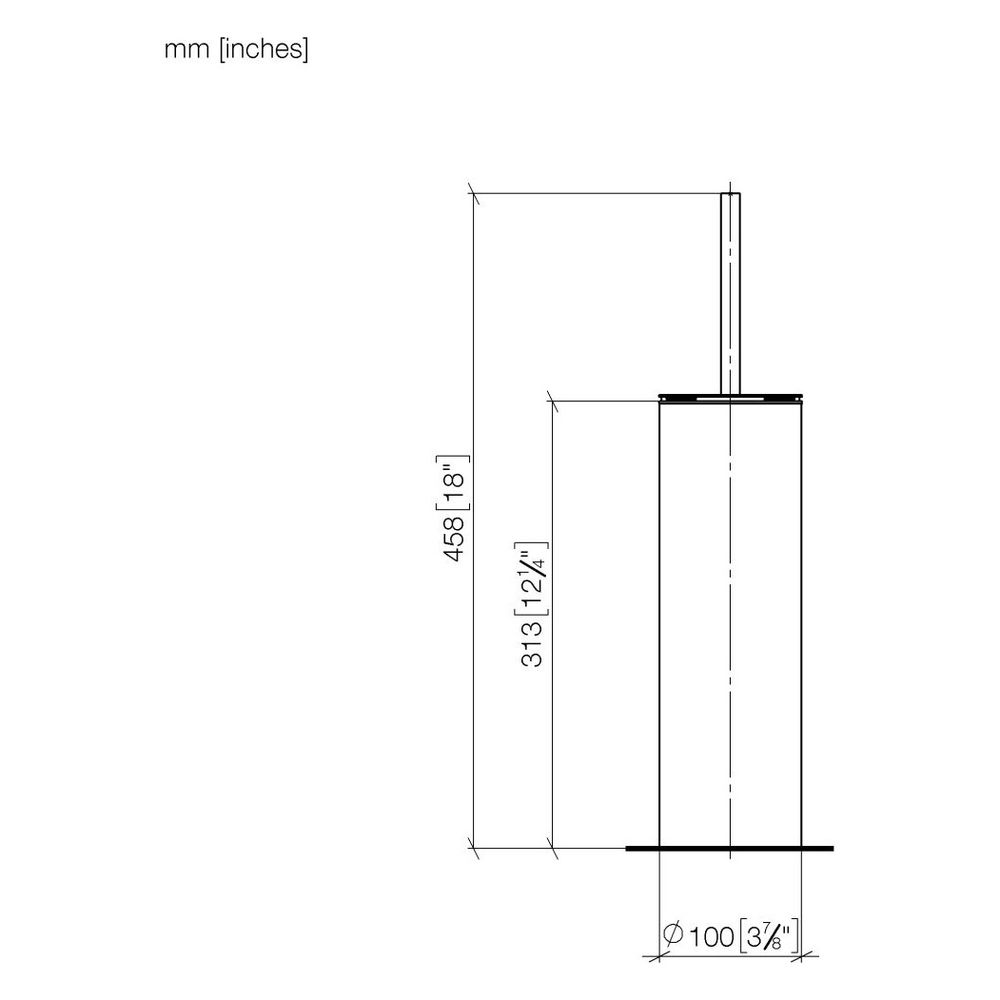 Dornbracht Toiletten-Bürstengarnitur Standmodell Meta 100x456mm, Dark Bronze ge... DORNBRACHT-84910979-43 4099477468242 (Abb. 4)