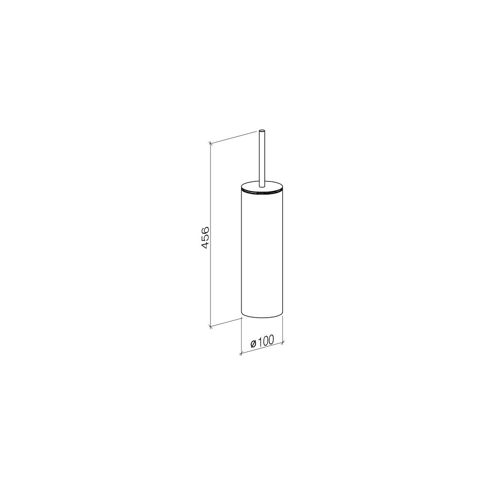 Dornbracht Toiletten-Bürstengarnitur Standmodell Meta 100x456mm, Champagne gebü... DORNBRACHT-84910979-46 4099477095097 (Abb. 4)