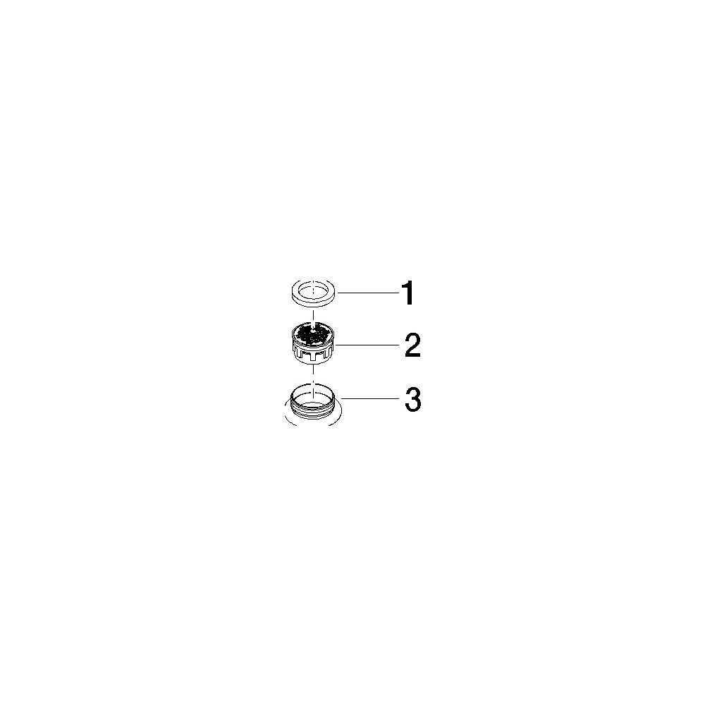 Dornbracht Luftsprudler M24x1-AG, Durchflussklasse B, Chrom, 04230101610-00... DORNBRACHT-04230101610-00 4029011075254 (Abb. 3)