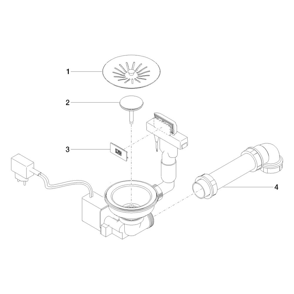 Dornbracht Ab- und Überlaufgarnitur elektrisch Serienneutral 10410003 Edelstahl... DORNBRACHT-10410003-85 4029011784156 (Abb. 3)