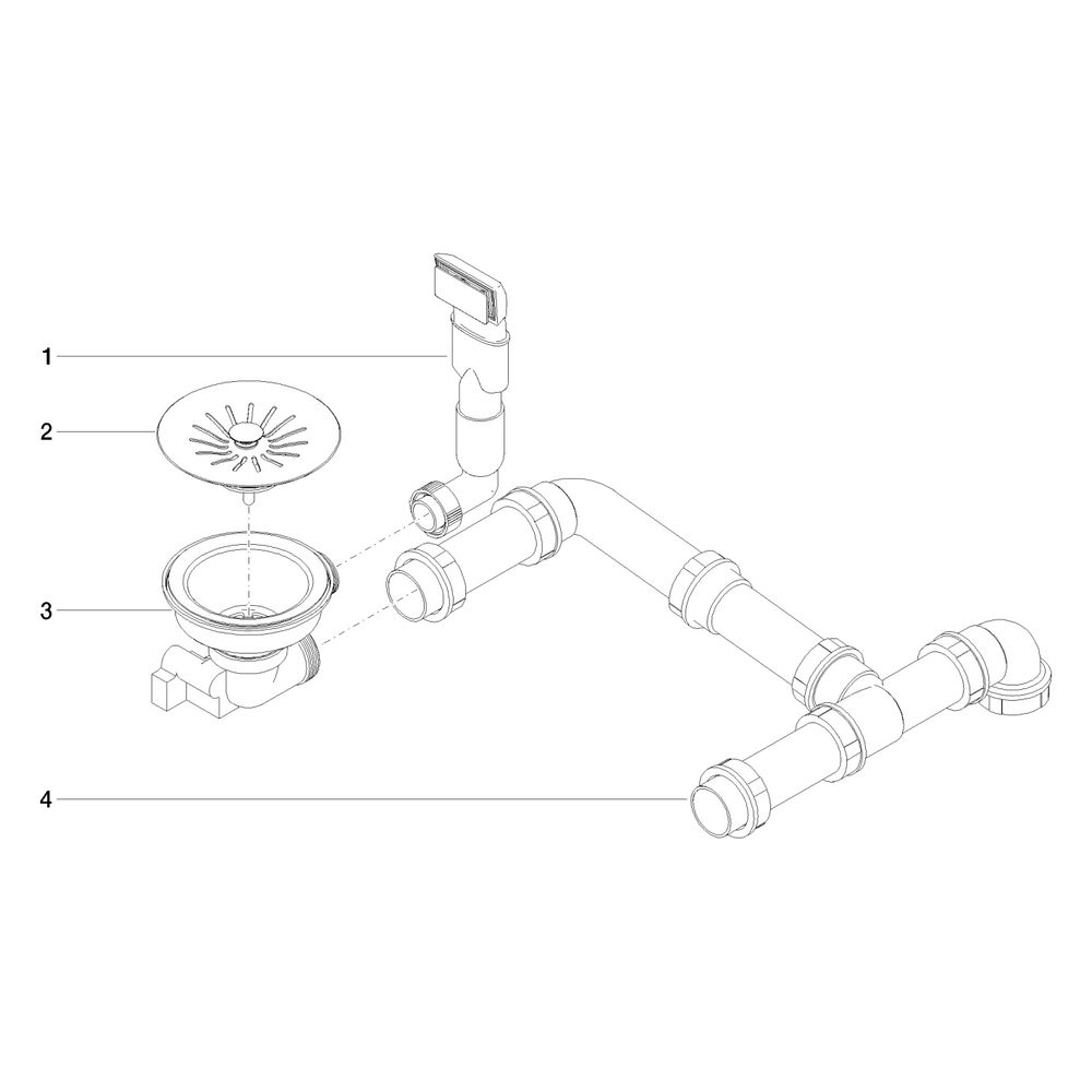Dornbracht Ab- und Überlaufgarnitur Serienneutral 10415003 Edelstahl poliert... DORNBRACHT-10415003-85 4029011784163 (Abb. 3)