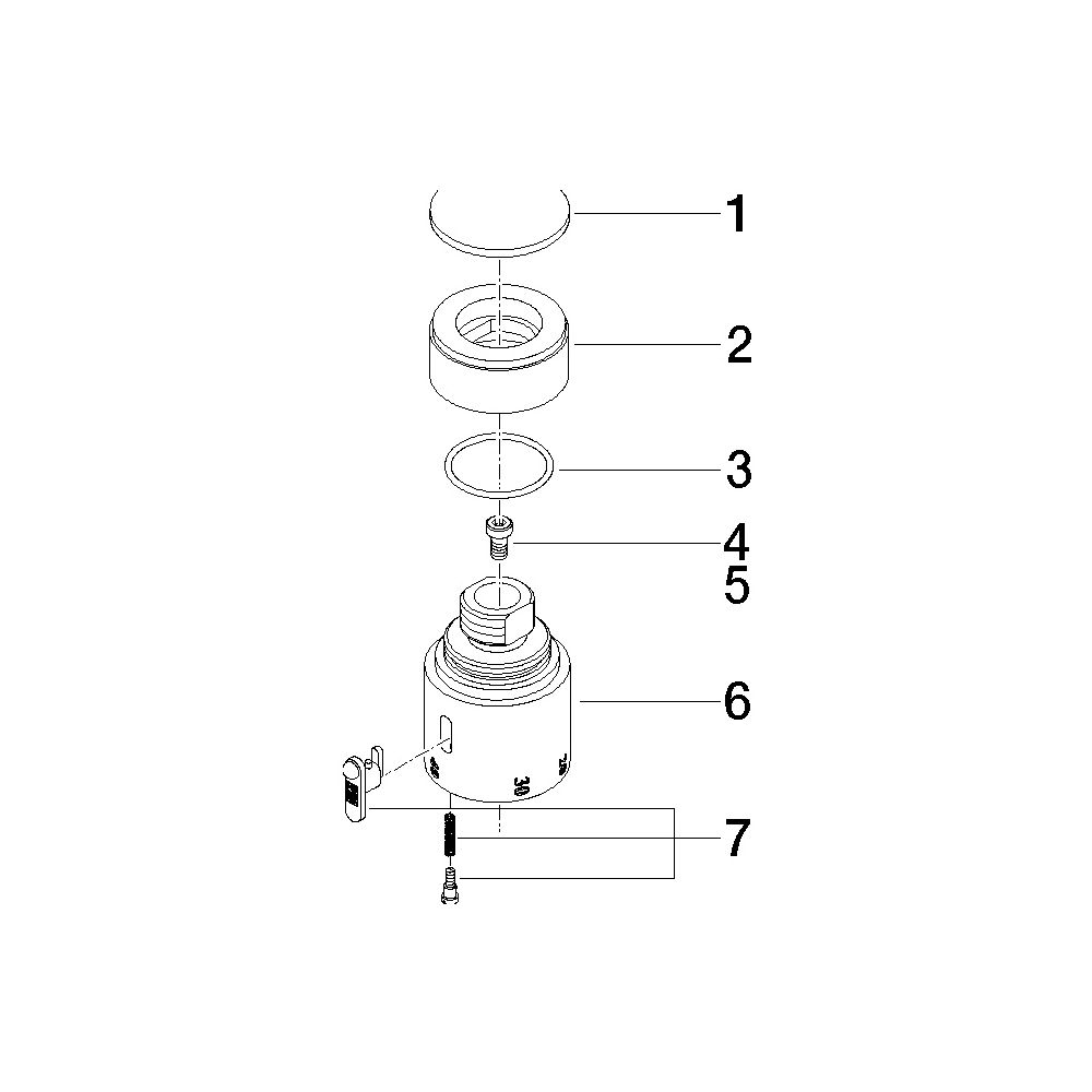 Dornbracht Skalengriff Serienneutral 11420220 Messing... DORNBRACHT-11420220-09 4029011158520 (Abb. 3)