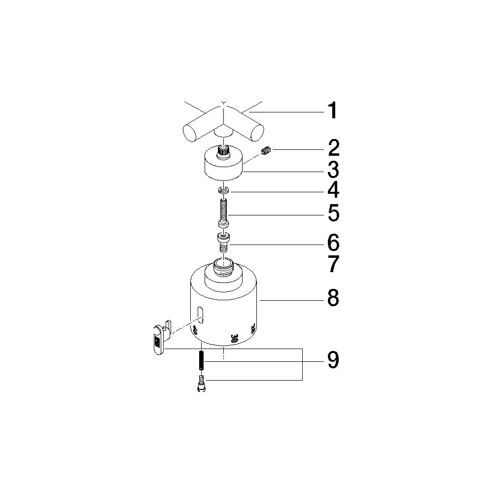 Dornbracht Griff für Tara, Chrom, 11420890-00... DORNBRACHT-11420890-00 4029011159275 (Abb. 3)