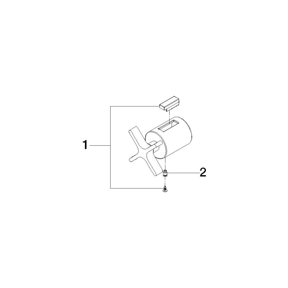 Dornbracht Mengenreguliergriff Vaia Bronze gebürstet PVD, 11432809-42... DORNBRACHT-11432809-42 4099477405230 (Abb. 3)