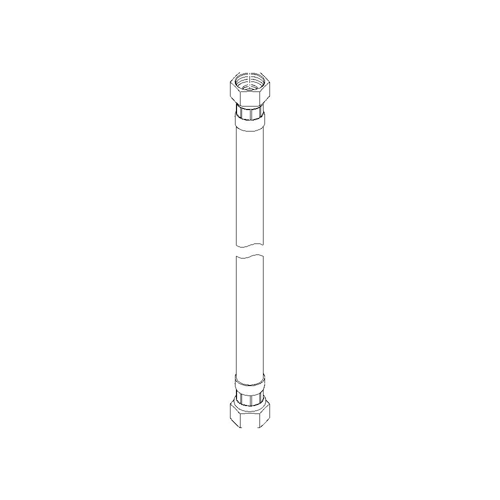 Dornbracht Druckschlauch, 1/2"x1/2"x600mm, 1250397090... DORNBRACHT-1250397090 4029011163937 (Abb. 5)