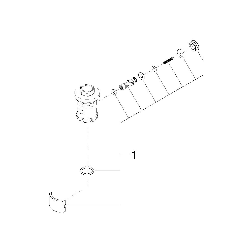 Dornbracht Reparaturset für Brause, Platin gebürstet, 12864970-06... DORNBRACHT-12864970-06 4029011655296 (Abb. 3)
