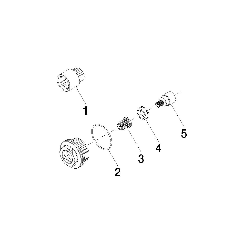 Dornbracht Verlängerung 20mm für 35 860 970 90, für Meta Pure 36 86X 664-FF... DORNBRACHT-1287097090 4029011856105 (Abb. 5)