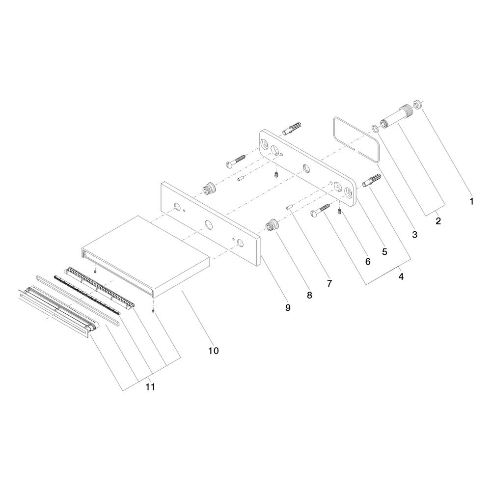 Dornbracht Schwallauslauf Water Sheet für Wandmontage Ausladung 150mm, Platin g... DORNBRACHT-13415979-06 4029011563232 (Abb. 5)