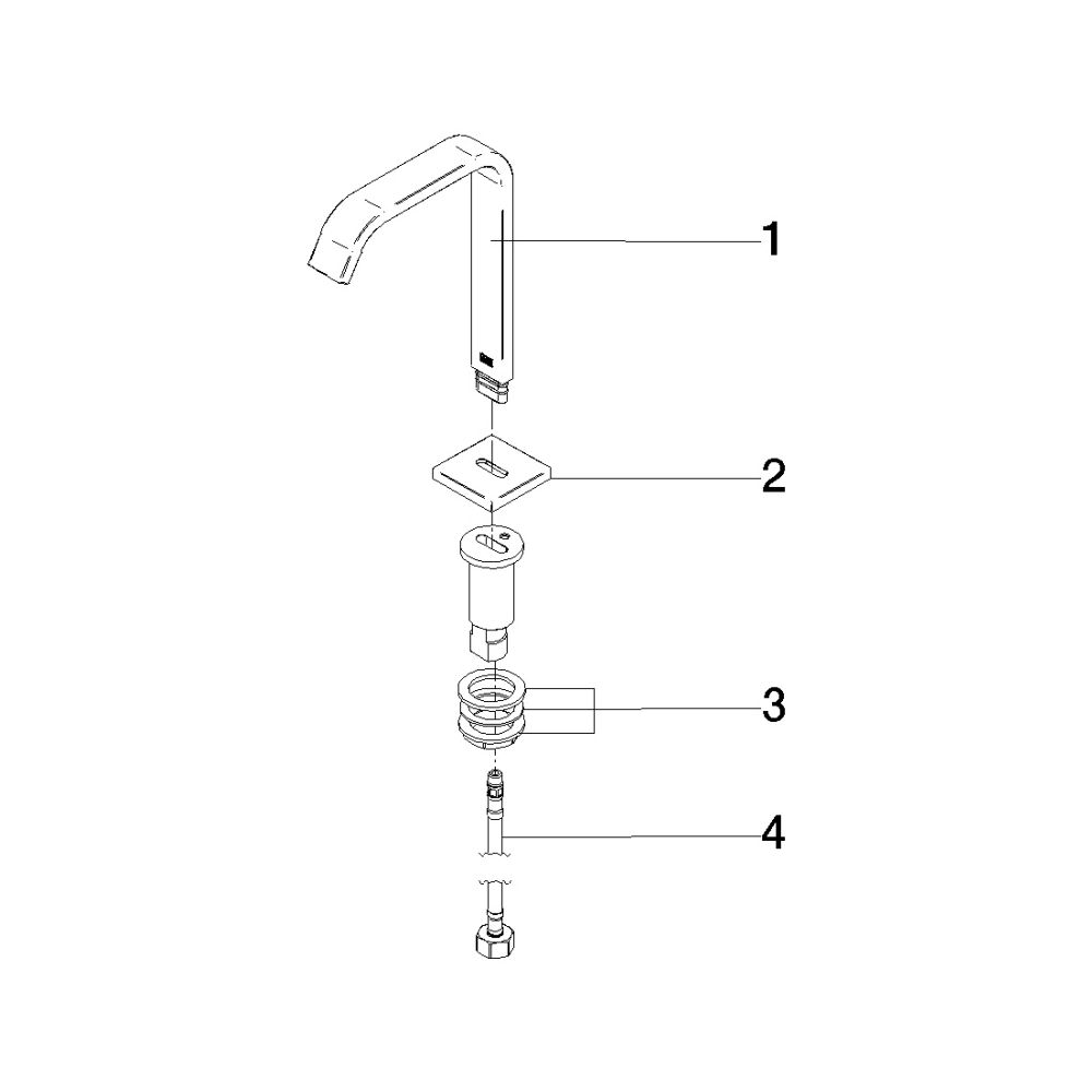 Dornbracht Waschtisch-Standauslauf IMO Ausladung 165mm, 4,6l/min, Chrom gebürst... DORNBRACHT-13716671-93 4099477159072 (Abb. 5)