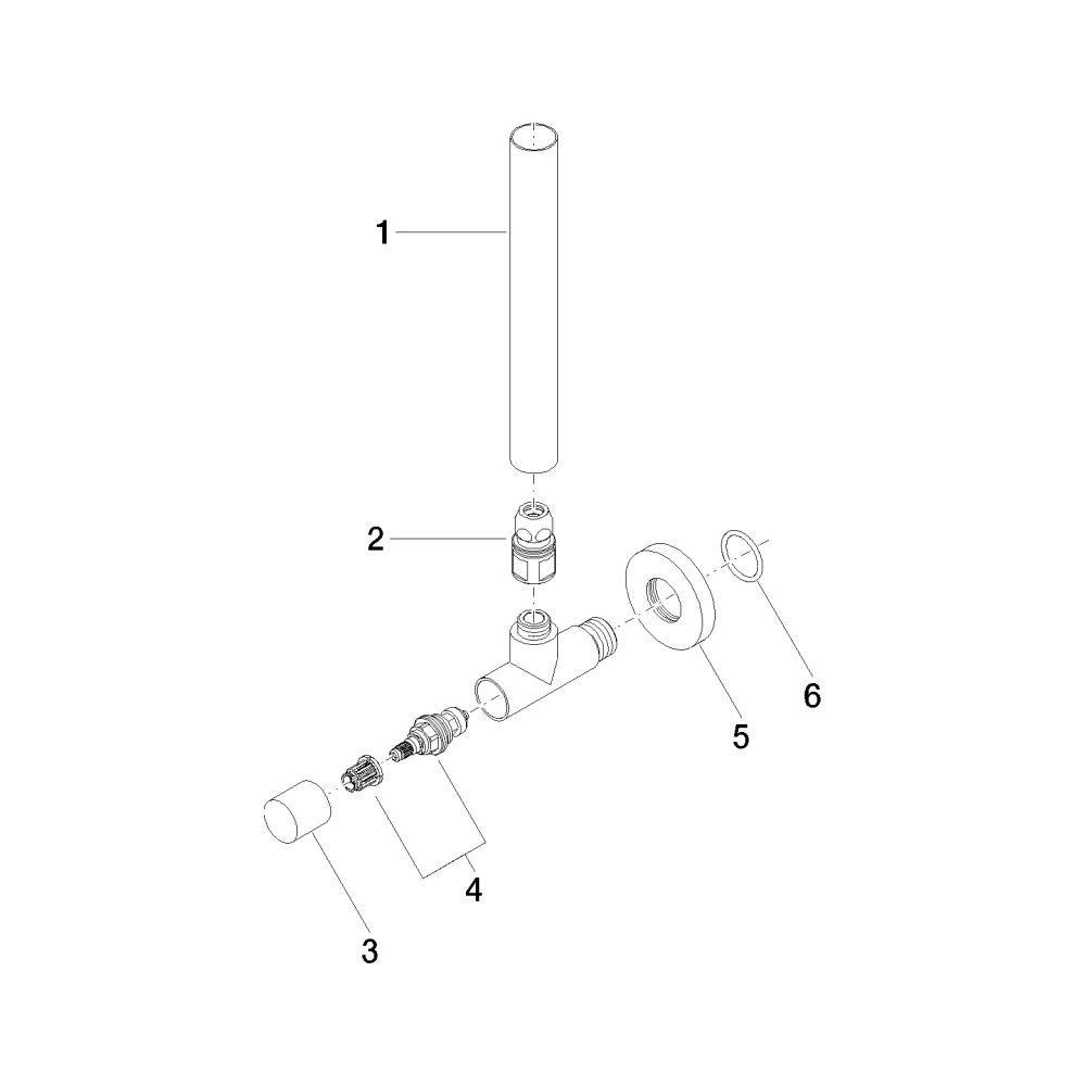 Dornbracht Eckventil rund Rosette Durchmesser 55mm Schlauchabdeckung 200mm, Dar... DORNBRACHT-22901979-39 4099477488653 (Abb. 3)