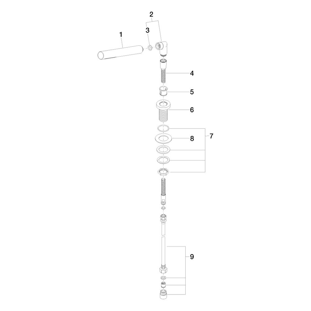 Dornbracht Schlauchbrausegarnitur Symetrics für Wannenrandmontage Rosette D 50m... DORNBRACHT-27702979-00 4029011417832 (Abb. 5)