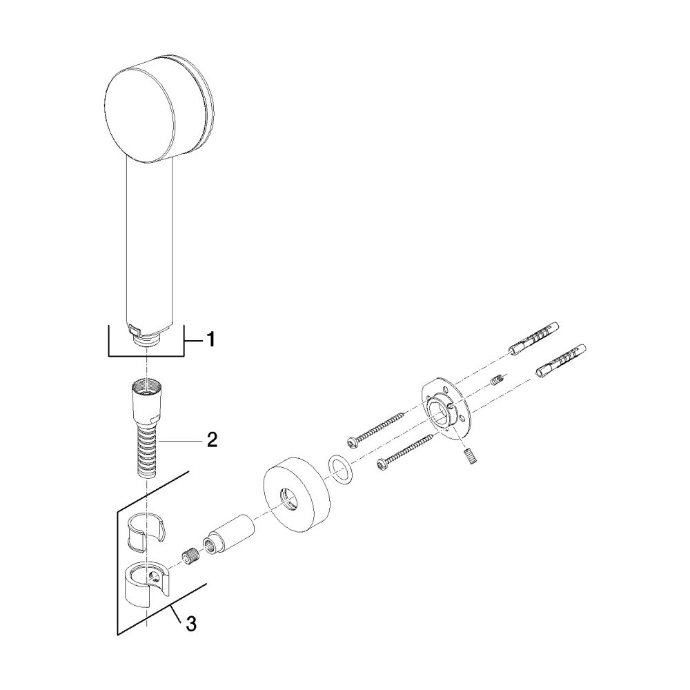 Dornbracht Meta Schlauchbrausegarnitur 27805625 platin matt... DORNBRACHT-27805625-06 4029011397622 (Abb. 5)