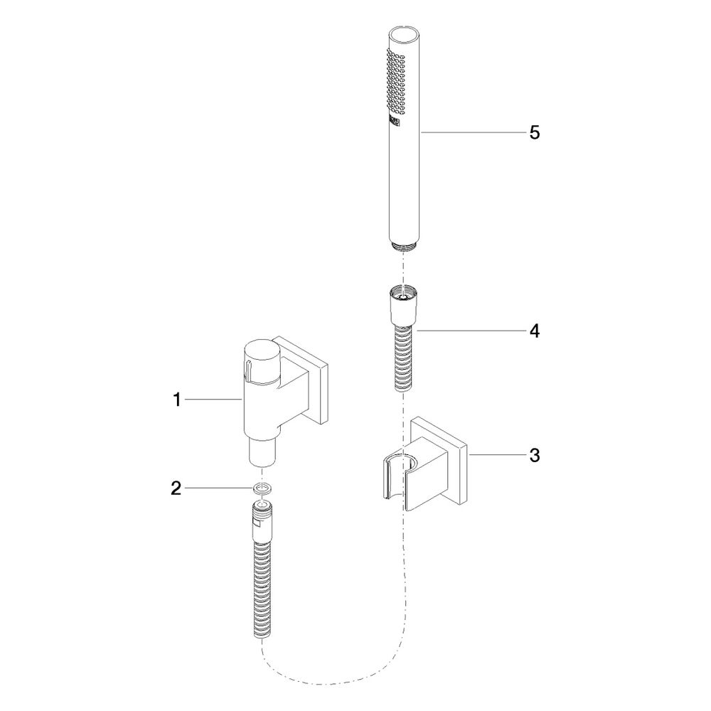 Dornbracht Symetrics Schlauchbrausegarnitur Serienspezifisch 27809980 Messing g... DORNBRACHT-27809980-28 4029011898259 (Abb. 5)