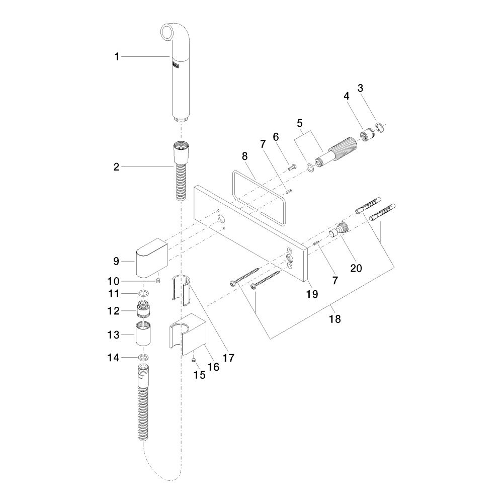 Dornbracht Gießrohr mit Abdeckplatte 240x60mm 15l/min Anschluss G 1/2", Chrom... DORNBRACHT-27838979-00 4029011668210 (Abb. 5)
