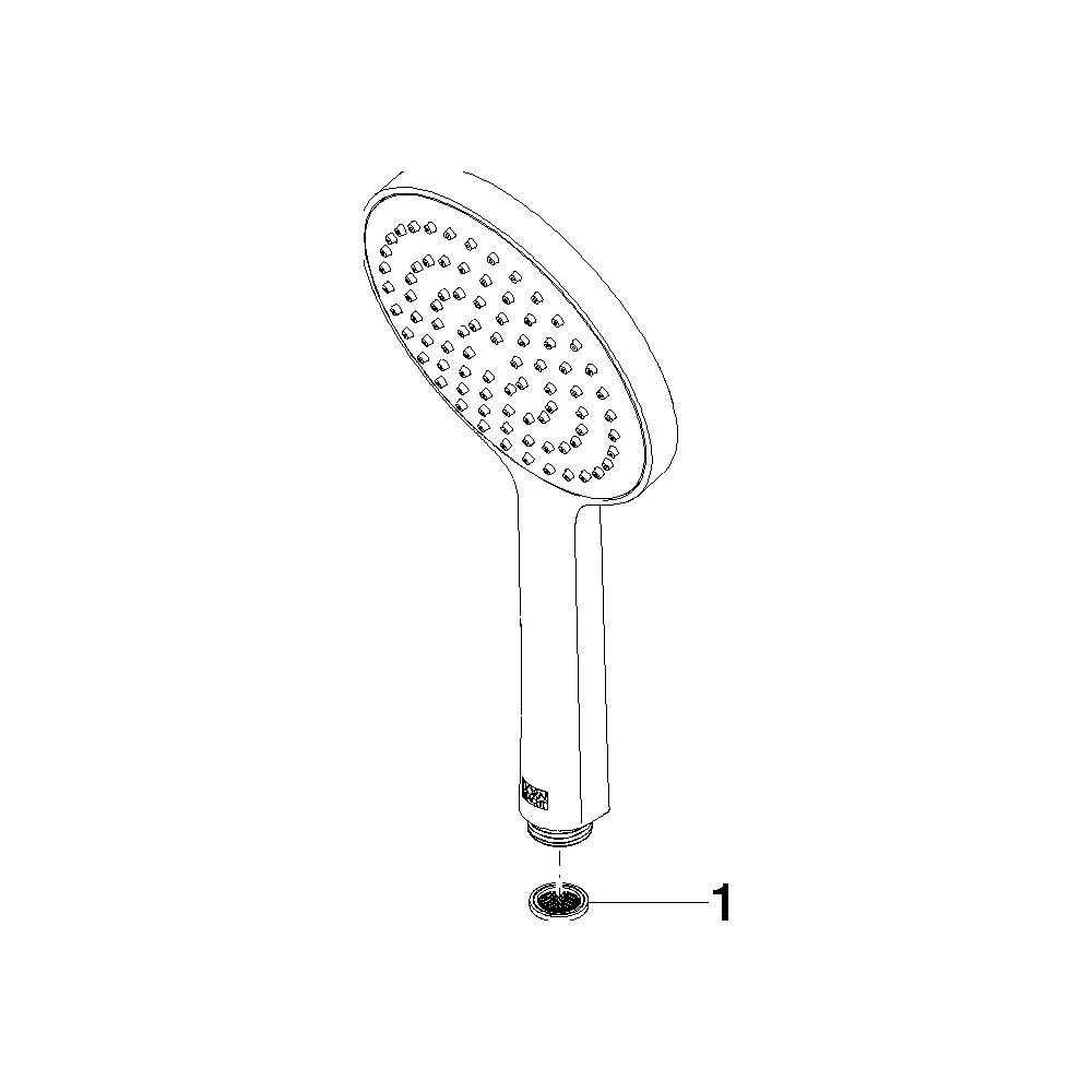 Dornbracht Handbrause 130mm 15l/min G 1/2", Chrom, 28017979-00... DORNBRACHT-28017979-00 4029011873423 (Abb. 5)