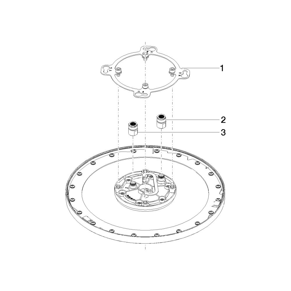 Dornbracht Regenbrause für Deckeneinbau D 300mm Pure Rain 12l/min Purify Rain 6... DORNBRACHT-28033970-46 4099477010441 (Abb. 5)