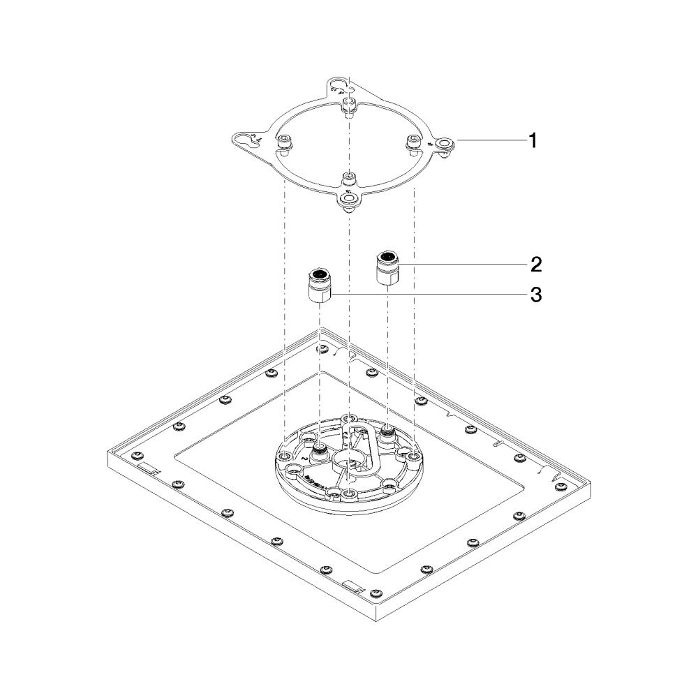 Dornbracht Regenbrause Symetrics für Deckeneinbau 300x240mm 12l/min 6l/min, Mes... DORNBRACHT-28043980-28 4029011960819 (Abb. 5)
