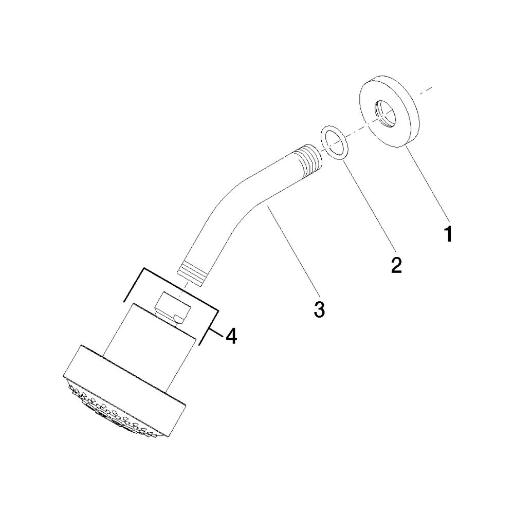 Dornbracht Kopfbrause Ausladung 200mm Brausekopf 92mm 9l/min Anschluss G 1/2", ... DORNBRACHT-28508979-33 4029011529962 (Abb. 5)